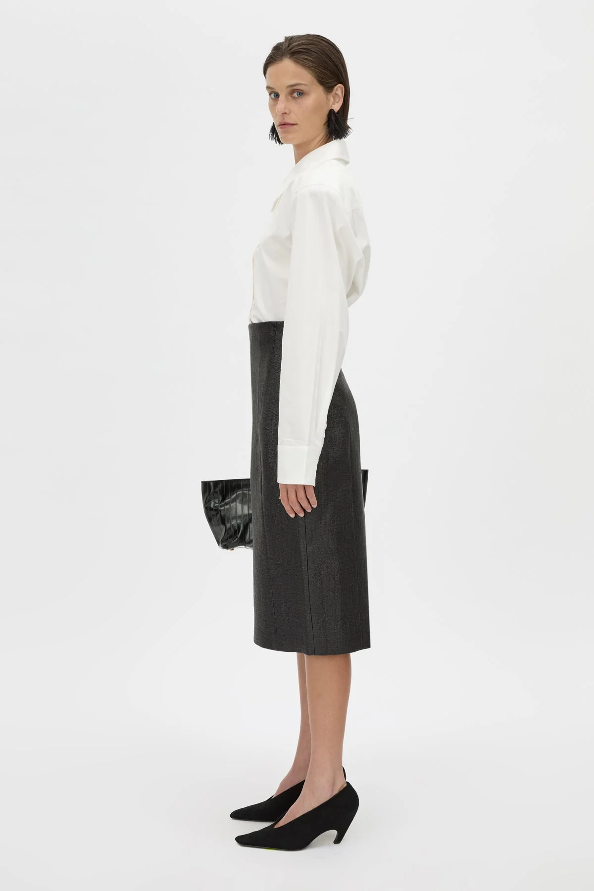 Alpine Textured Midi Skirt - Image 4