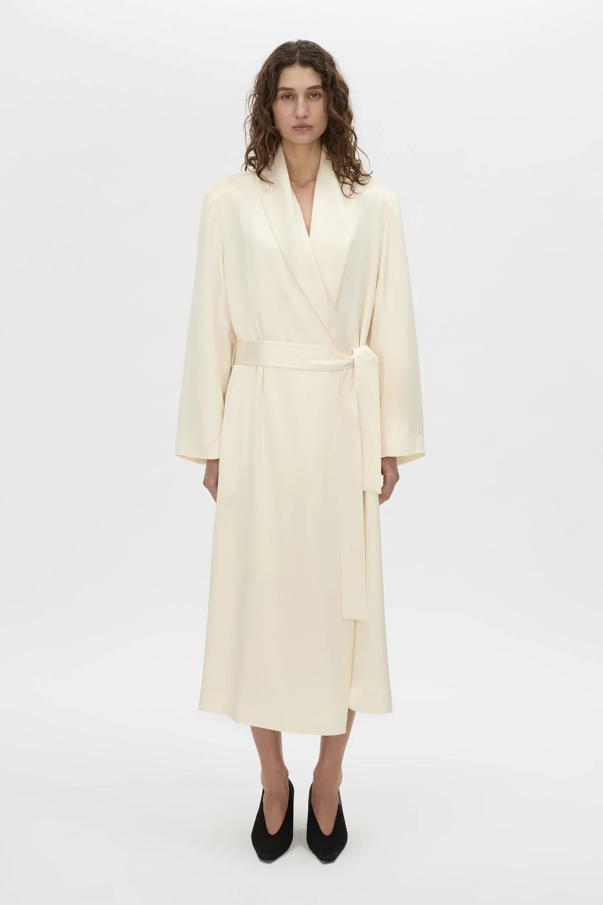 Arion Shawl Collar Dress - Image 4