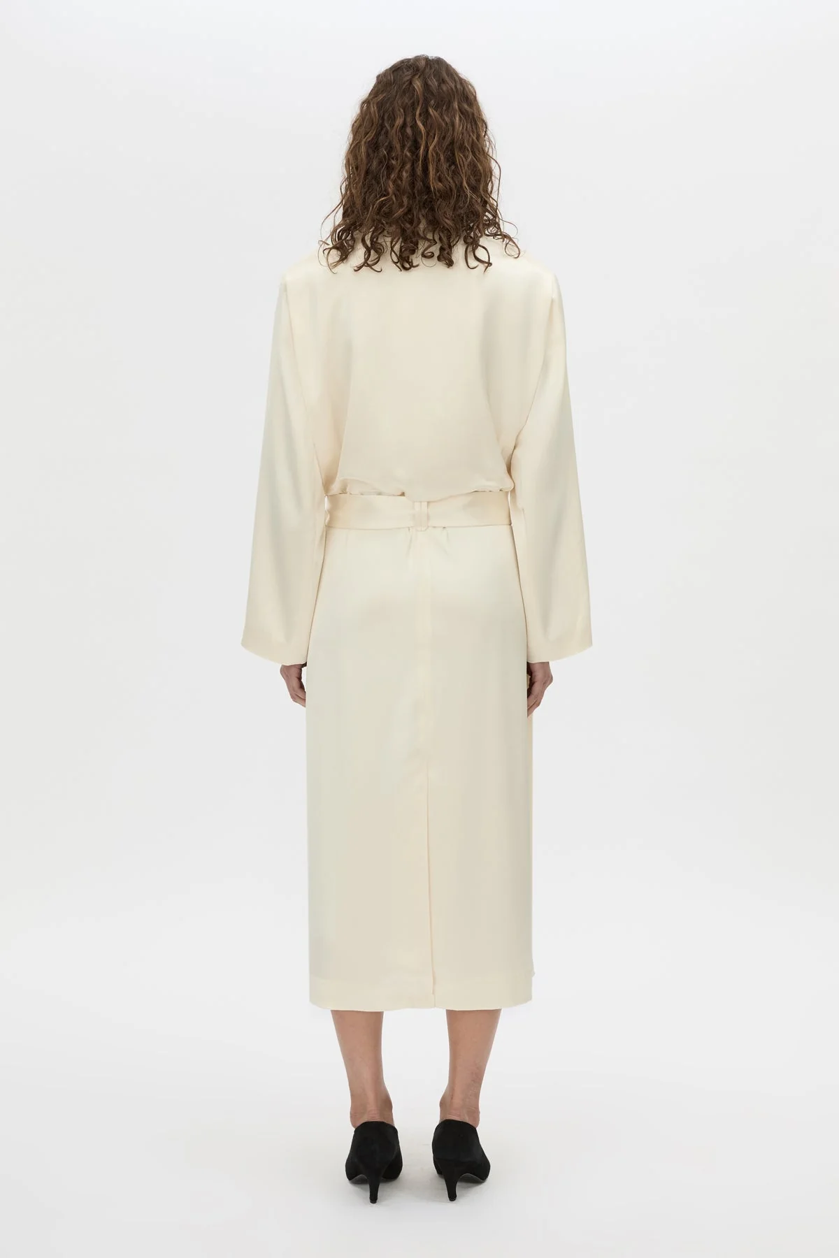 Arion Shawl Collar Dress - Image 6