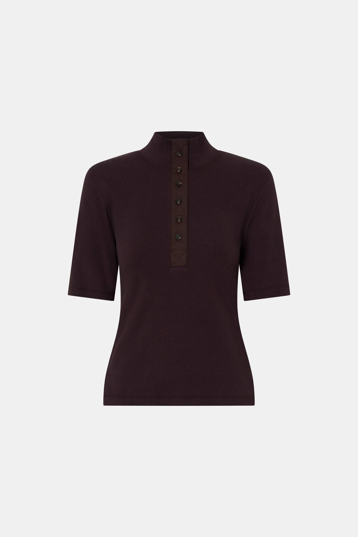 Aubrey Elbow Sleeve Rib Top - Image 5