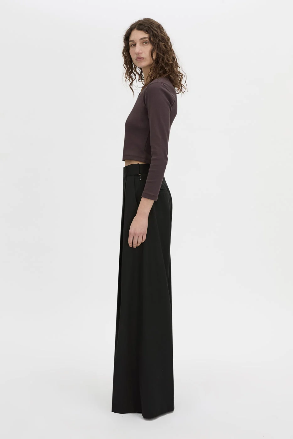 Aubrey Long Sleeve Rib Top - Image 4