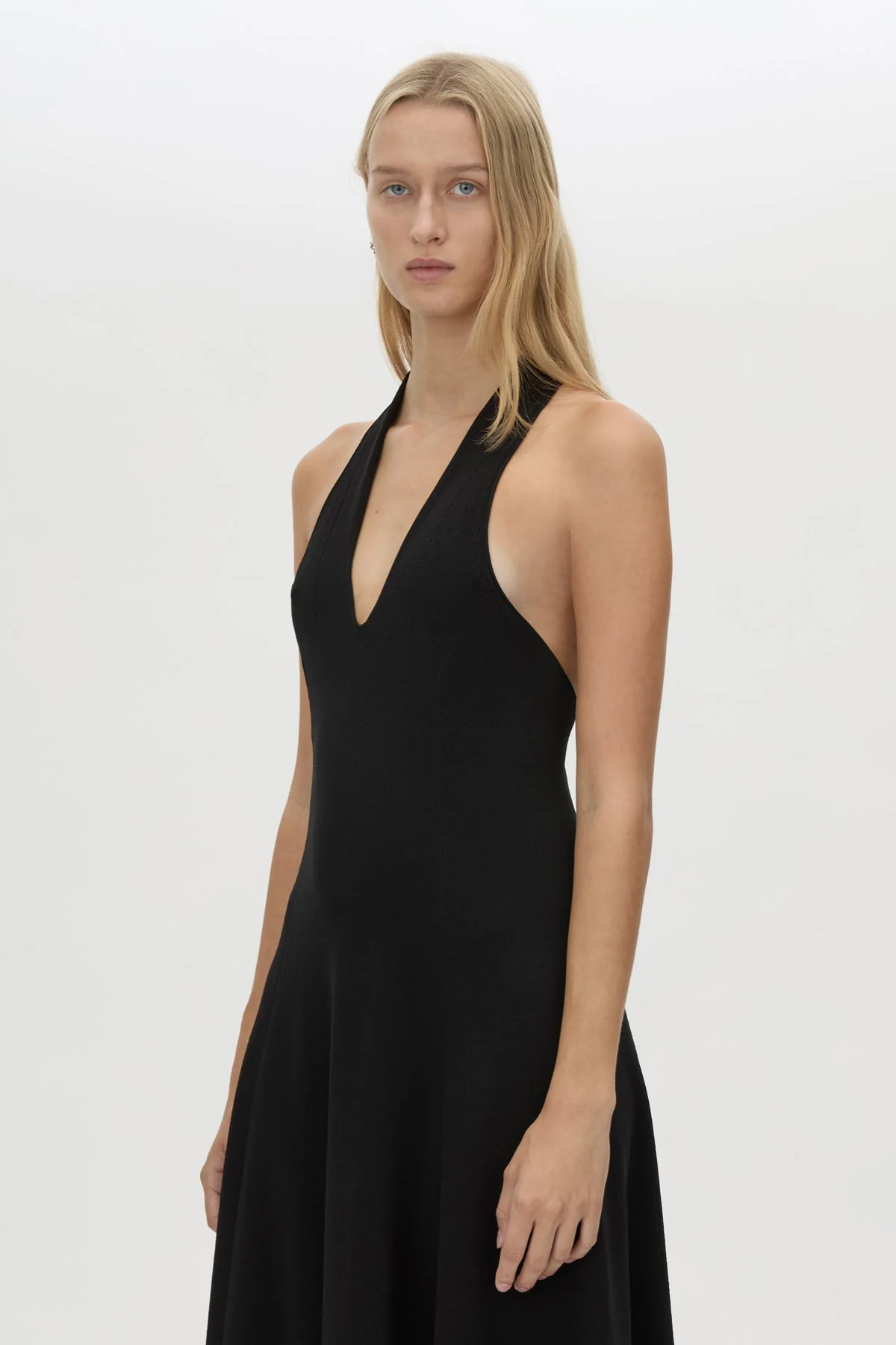 Aurore Knit Midi Fitted Dress - Image 2