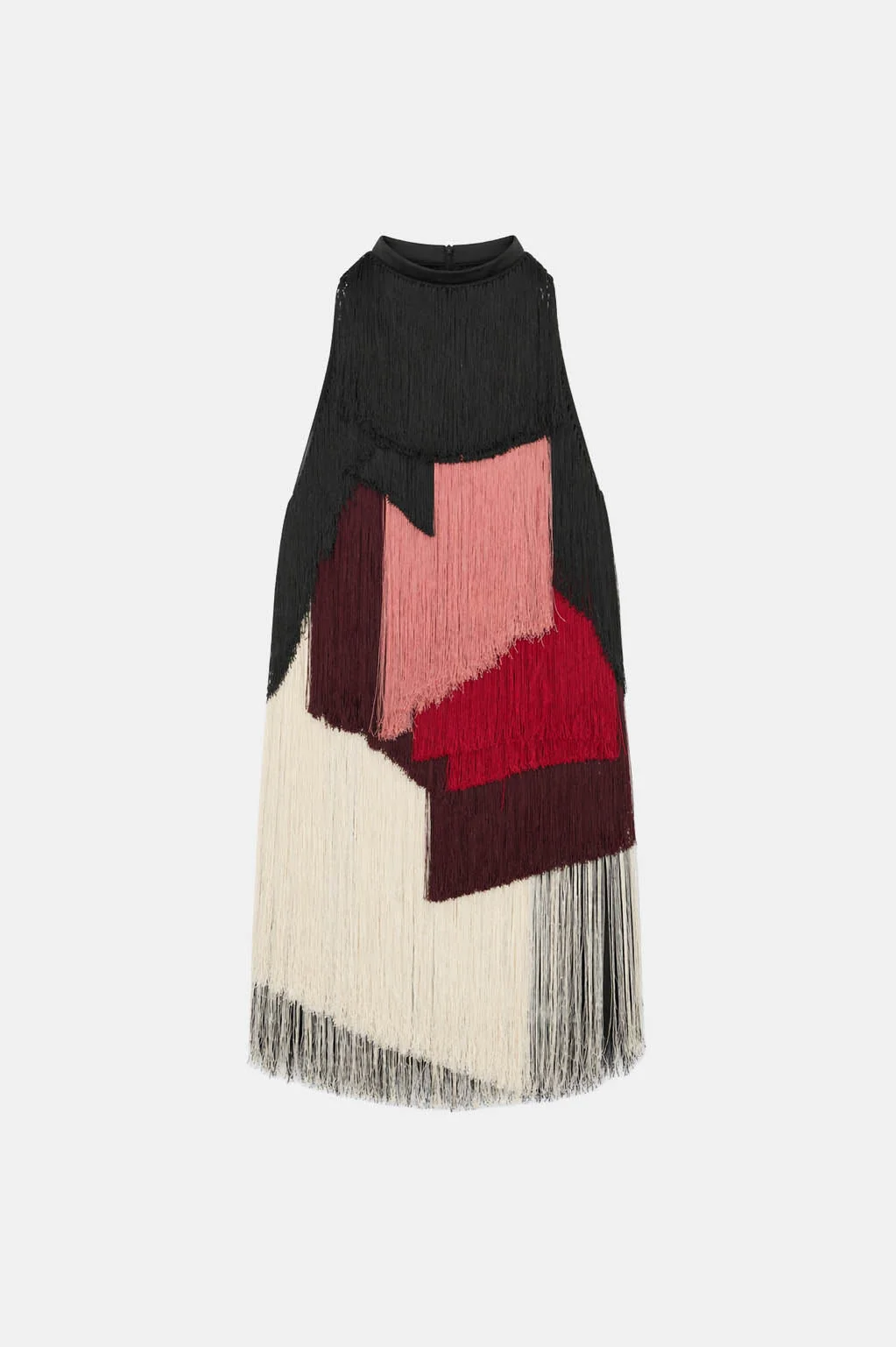 Evara Fringe Mini Dress - Image 9