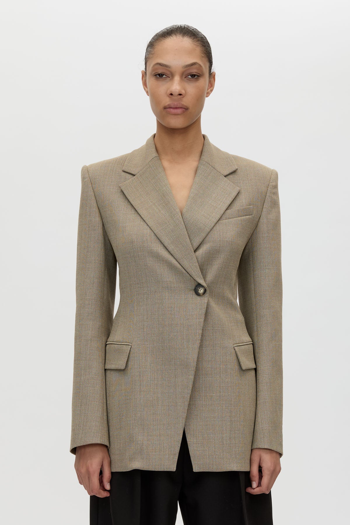 Halden Fitted Contour Blazer - Image 2