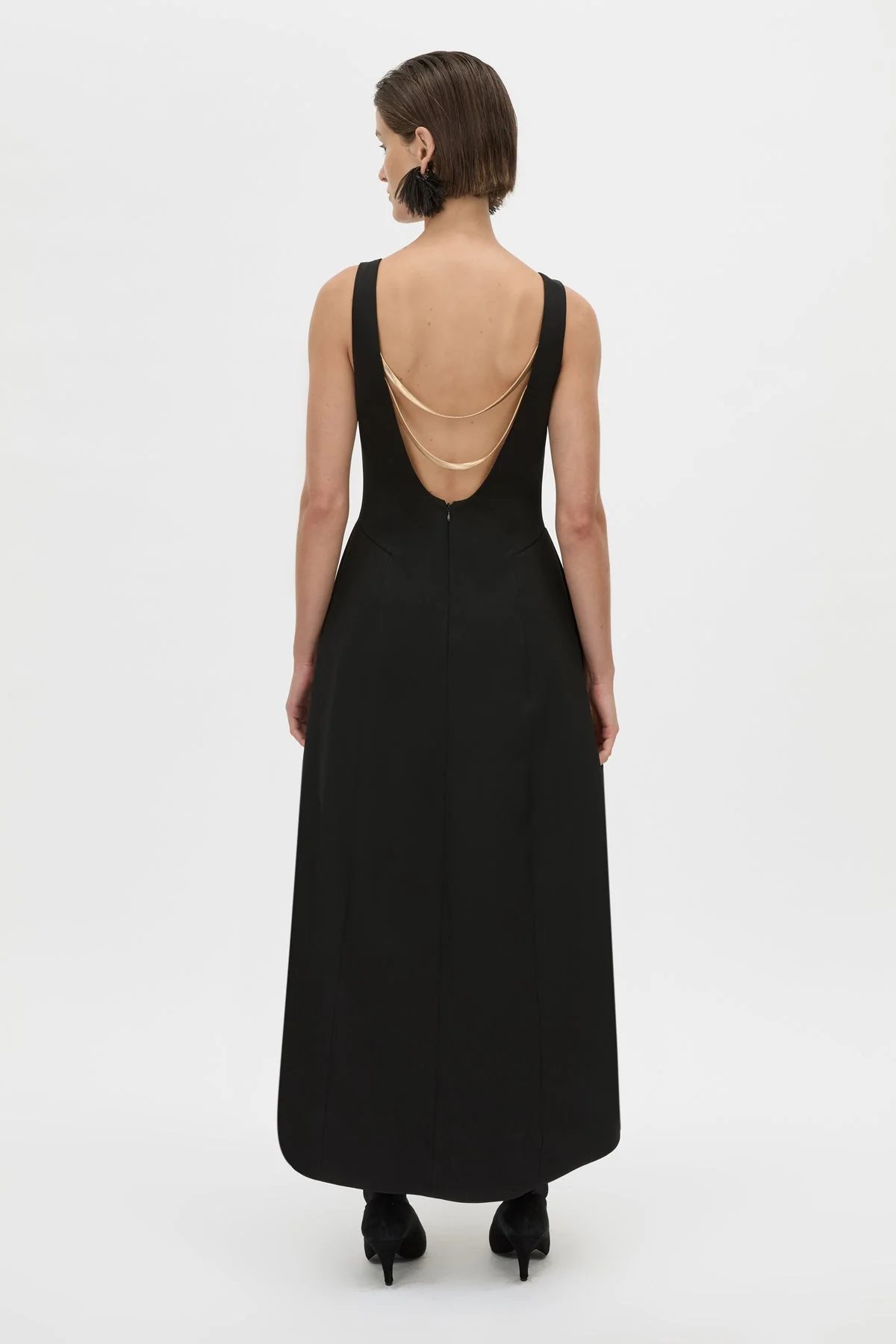 Helix Back Detail Midi Dress - Image 5