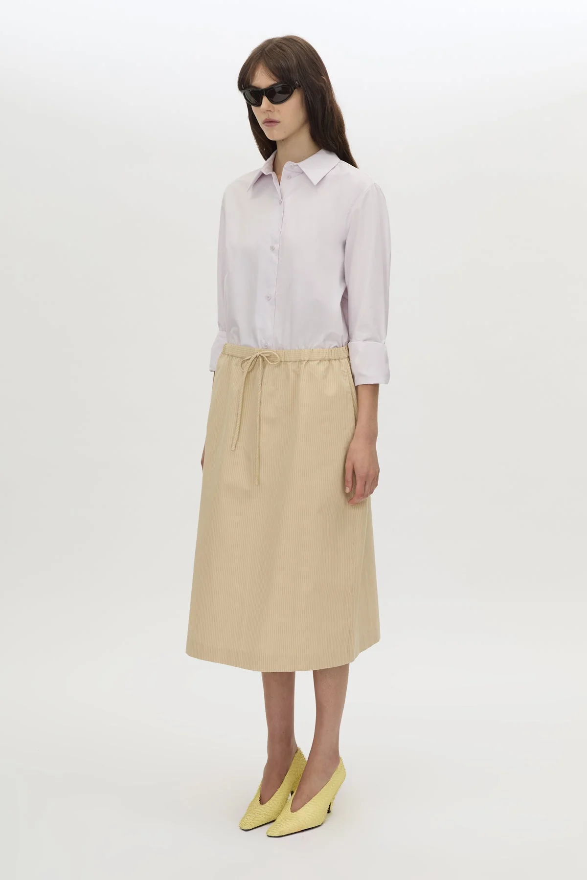 Oren Stripe Midi Skirt - Image 5