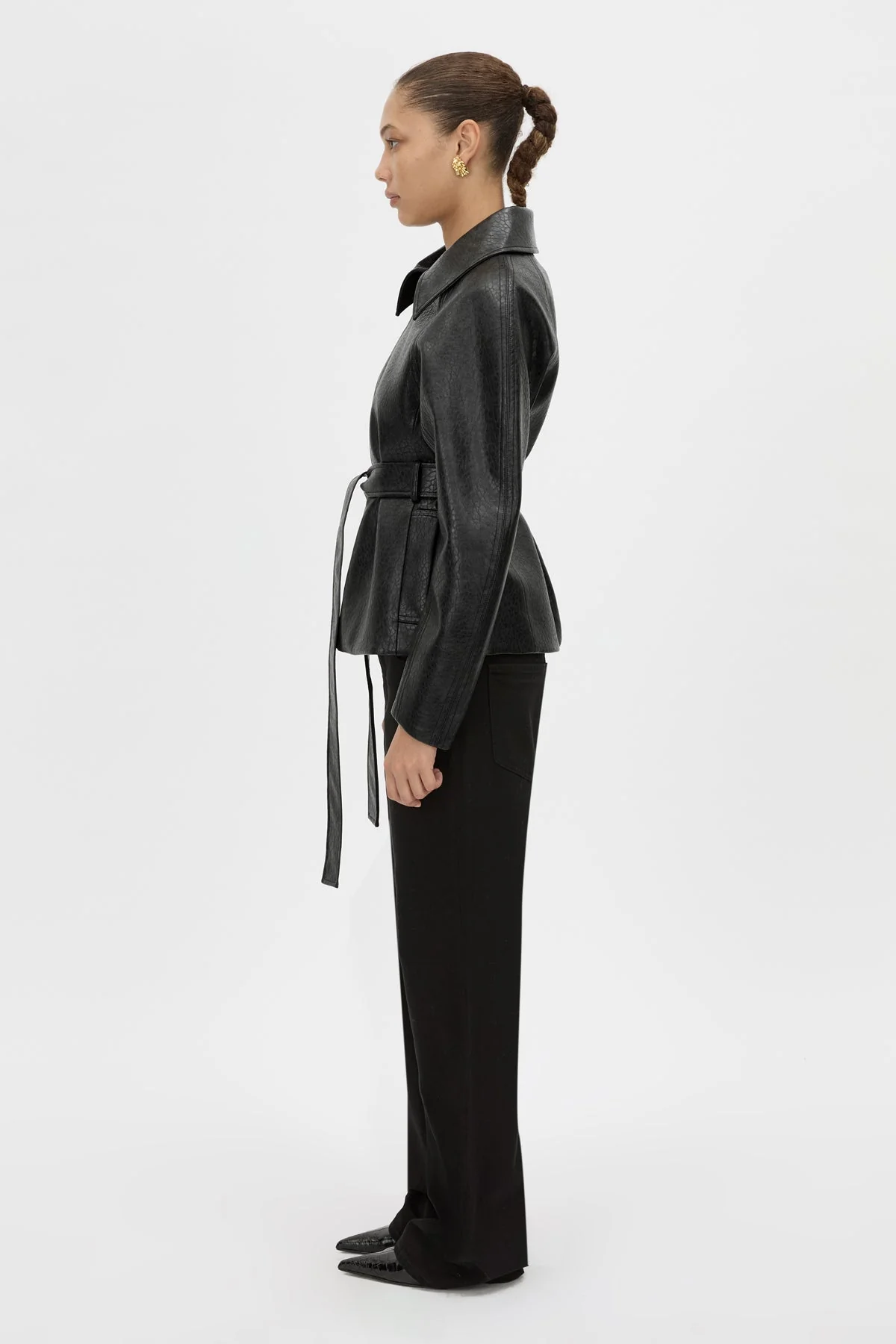 Oreno Croc Belted Jacket - Image 4