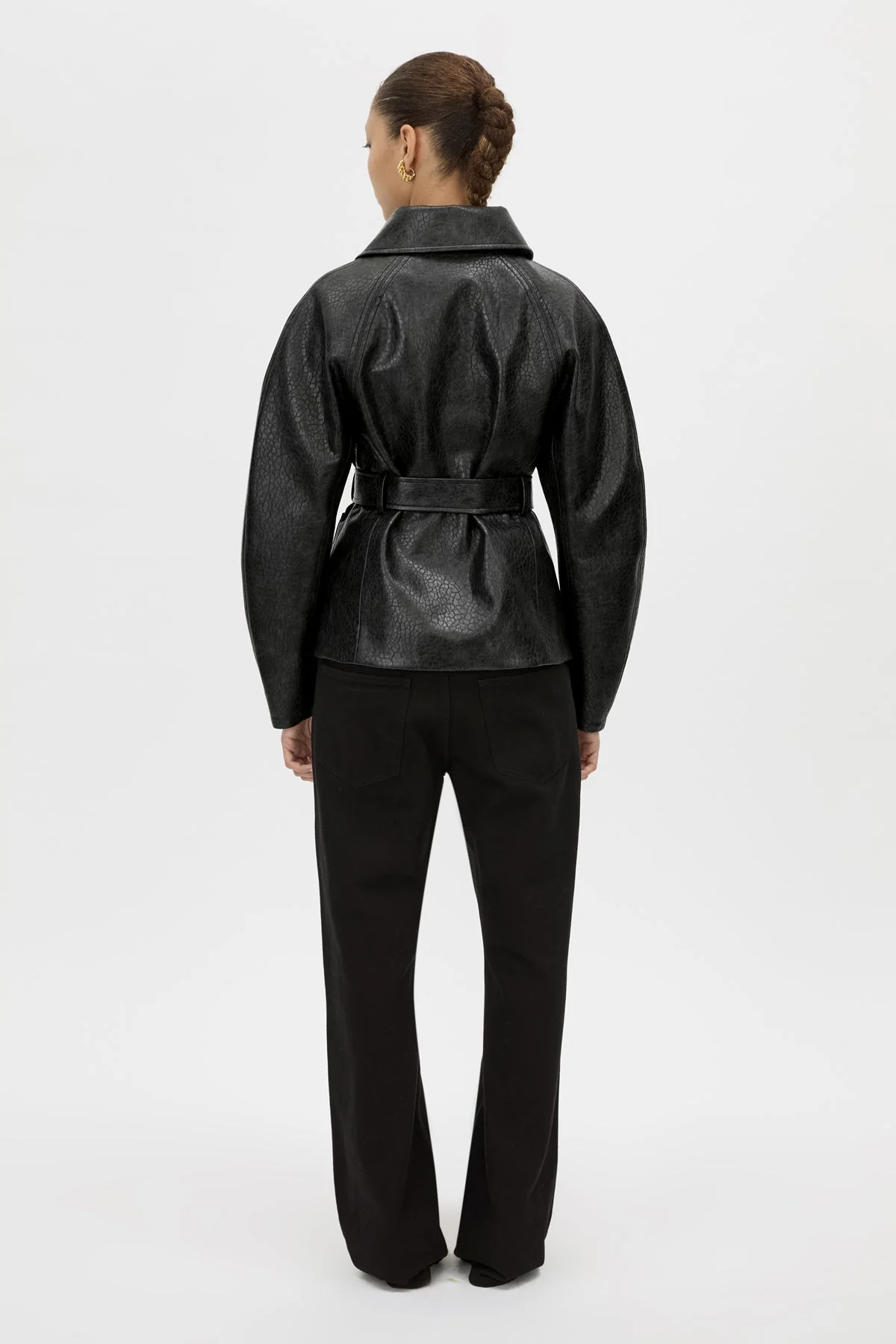 Oreno Croc Belted Jacket - Image 5