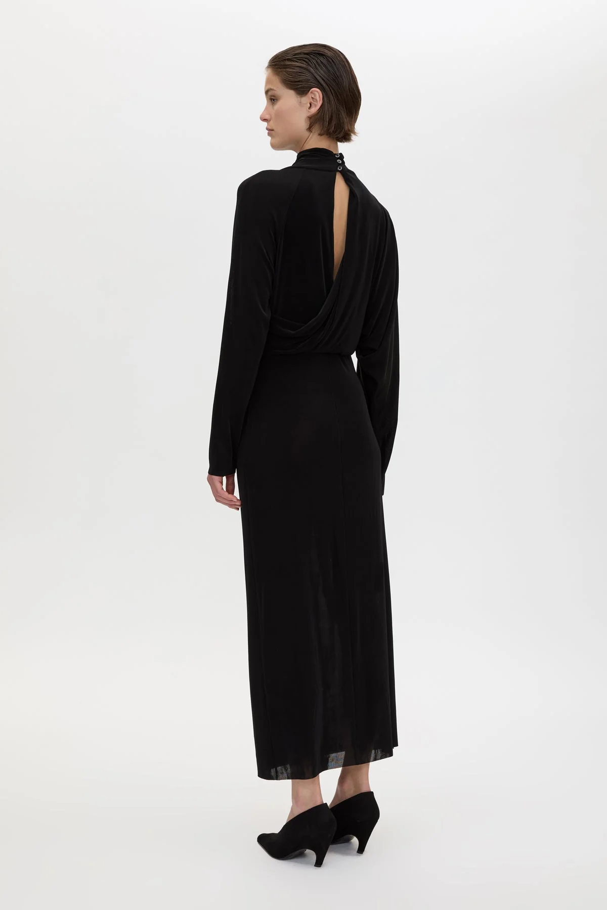 Ravine Draped Sleeve Dress - Image 5