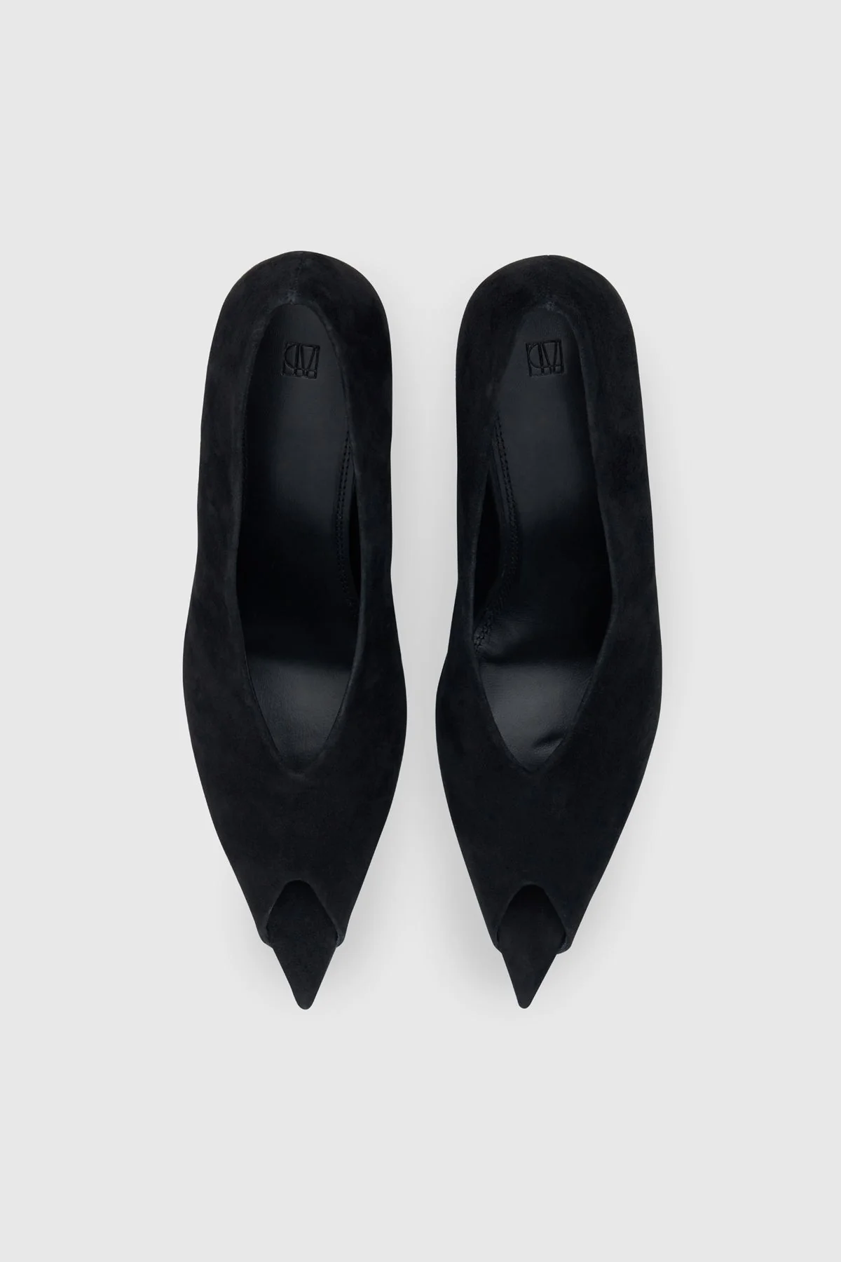 Rhys Suede Peep Toe Pump - Image 4