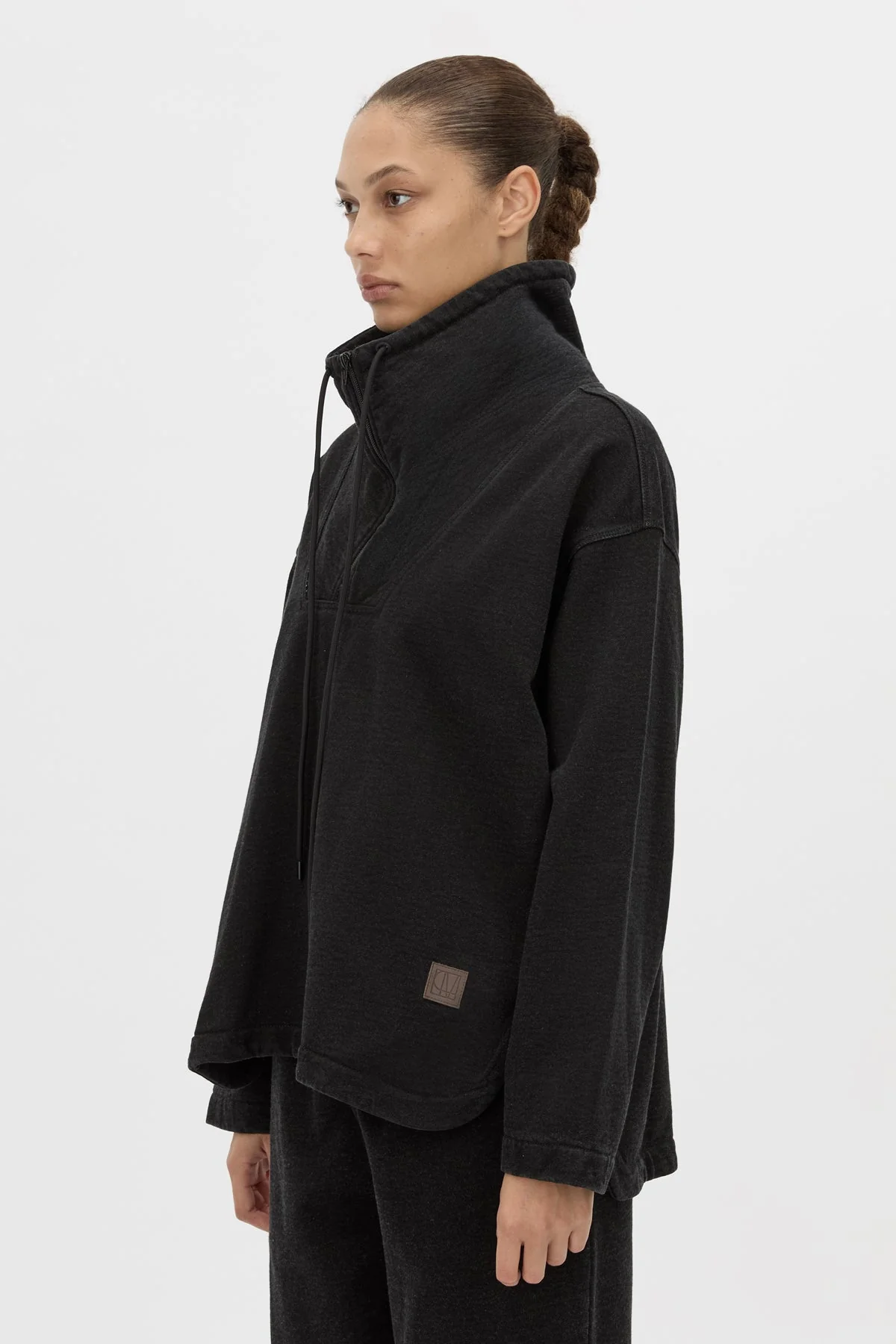 Sorrell Denim Fleece Pullover Top - Image 2