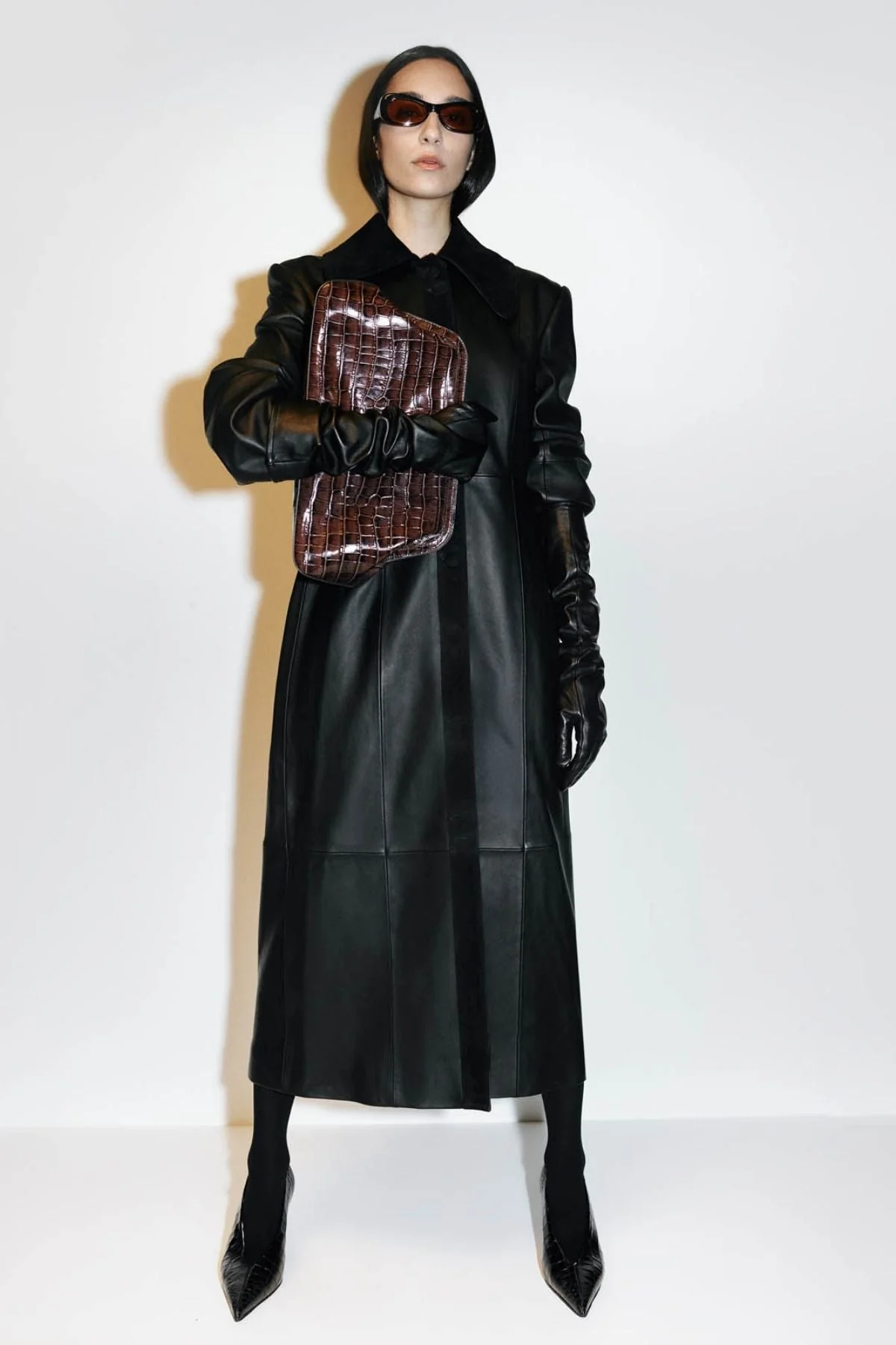 Yaz Leather Coat - Image 3