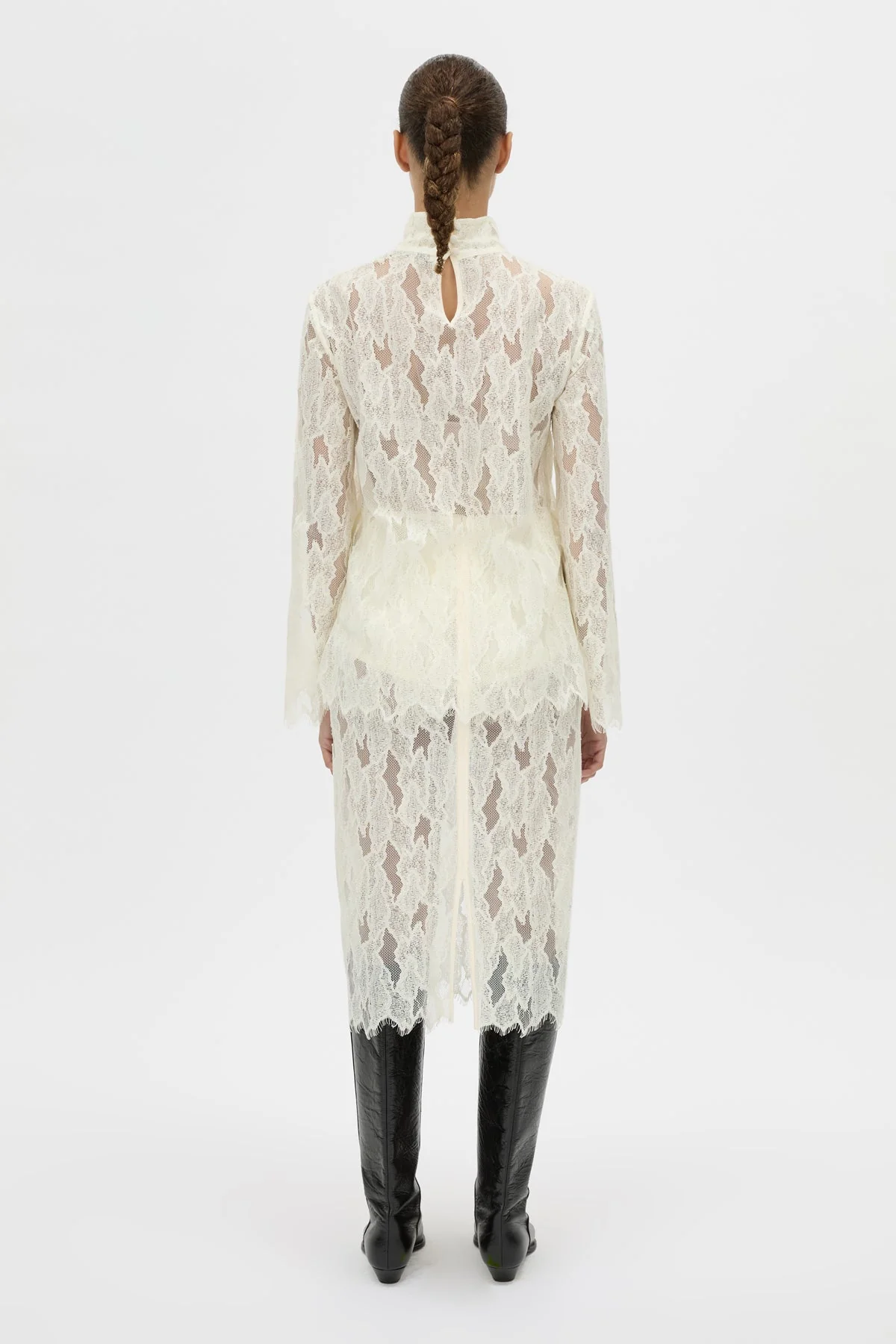 Zemira Lace Midi Skirt - Image 5