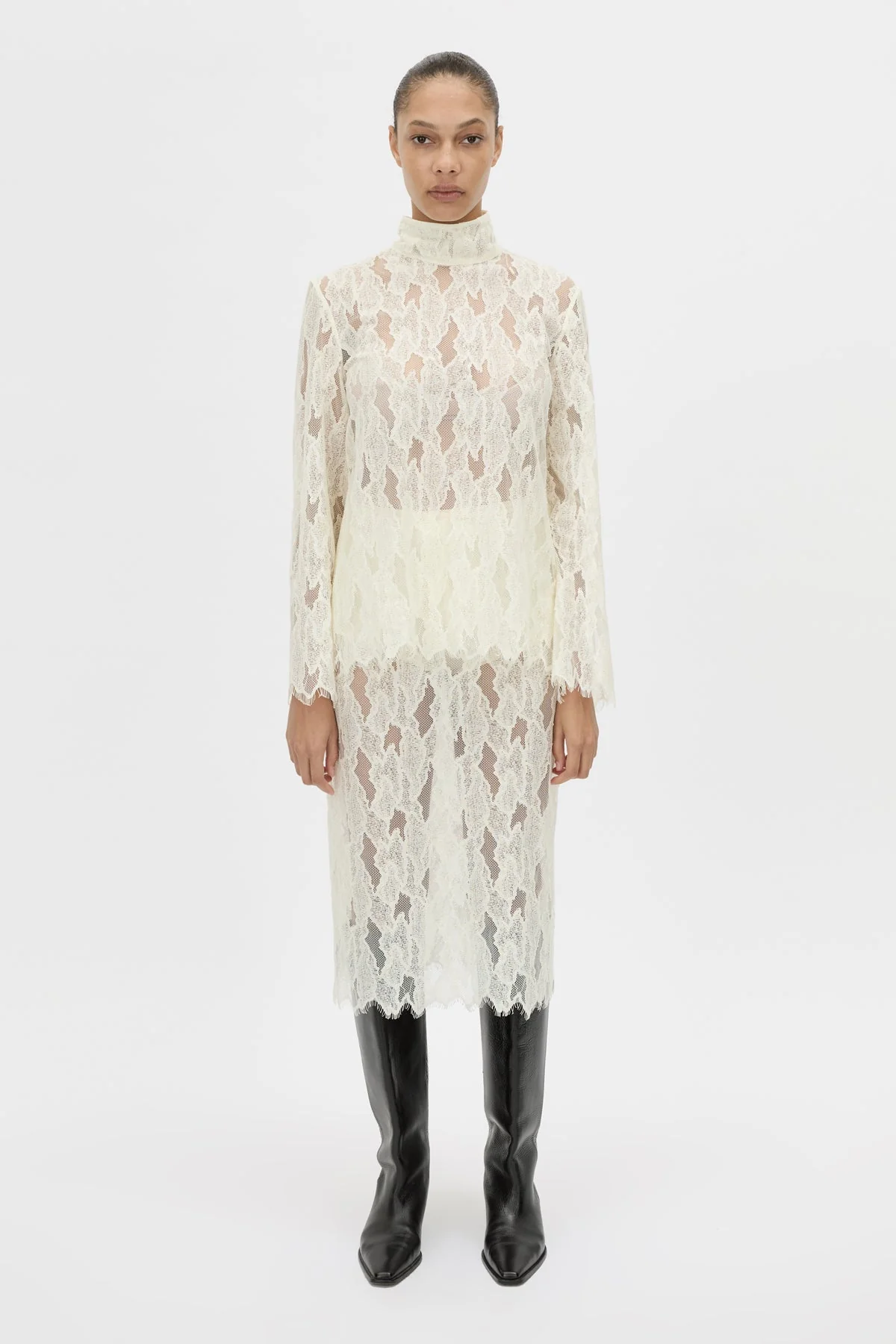 Zemira Long Sleeve Lace Top - Image 4